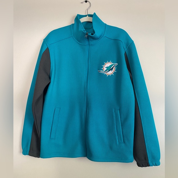 NFL Dolphins zip up jacket - Picture 1 of 5